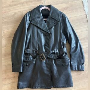 1960s-ish Men’s Vintage Genuine Leather Jacket